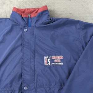 PGA Tour Jacket Partners Club Lifetime Member Y2K Full Zip Blue Men Medium - Picture 1 of 12