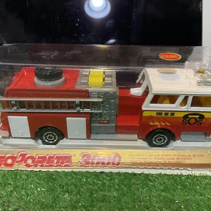 Majorette 3033 rot-weiß Feuerwehr Majorette 69140 Rillieux Top Zustand - Bild 1 von 9
