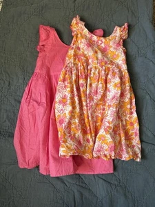 Sigrid Olsen Kids Size 7 Pink And Floral Dresses With Ruffles - Picture 1 of 13