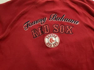 BOSTON RED SOX, TOMMY BAHAMA 1/4 ZIP  HEAVY SWEATER, MENS XXL, MUST SEE!! - Picture 1 of 12