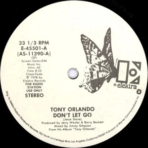 TONY ORLANDO '' DON'T LET GO " NEW 12 DANCE DISCO SOUL FUNK BOOGIE RE-ISSUE - Picture 1 of 1