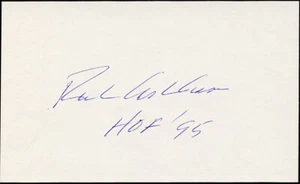 **Richie Ashburn "HOF 95" Signed Autographed Index Card PSA/DNA** - Picture 1 of 2