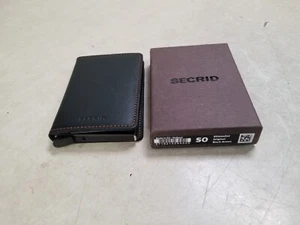 Secrid Slimwallet Originale Nero-Marrone - Foto 1 di 4