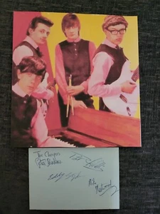 FLEETWOOD MAC/MICK FLEETWOOD/THE CHEYNES SET OF SIGNATURES 1964 - Picture 1 of 5
