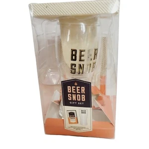 Beer Snob Gift Set Pilsner Glass & Beer Book What Every Snob Should Know New - Picture 1 of 5