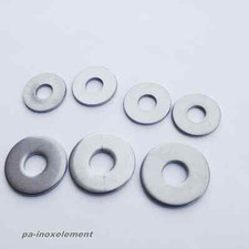 Große Unterlegscheiben DIN 9021 Edelstahl VA M2 M3 M4 M5 M6 M8 M10 M12 M14  M16 