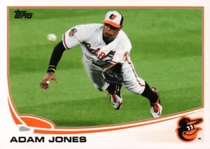 2013 Topps Baseball #10a - Adam Jones - Baltimore Orioles 13-340 - Foto 1 di 2