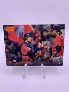 Bo Naylor RC 2023 Stadium Club #157 lámina naranja/199 novato - Imagen 1 de 2