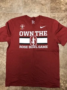 Nike Stanford 2016 Own The Rose Bowl T-shirt, Mens XL, Cardinal Red - Picture 1 of 2