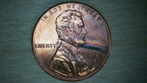 2022 D Lincoln Cent Error Strike Through Cover