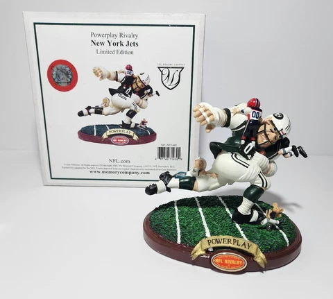 2003 Memory Company New York Jets Powerplay Rivalry Limited Edition Figure Cover