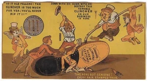 Clinching Screw Fastened Shoes Boots C.H. Howard Hagerstown MD Trade Card - Picture 1 of 2