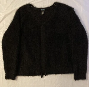 Women’s Rue 21 Plus Size V-Neck Pullover Sweater Black Size 2X - Picture 1 of 4