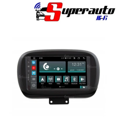 Autoradio per FIAT 500X Jfsound JF-031FX-X9 8 Core 9" Android WIFI BT DAB+ GPS - Immagine 1 di 4