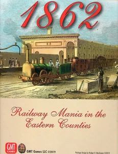 GMT Games: 1862: Railway Mania In The Eastern Counties NISW Fast Shipping - Picture 1 of 2