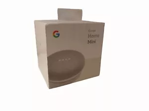 Google Home Mini Smart Lautsprecher Google Assistant Kreide GA00210-US NEU versiegelte Box - Bild 1 von 5
