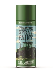 1x NEW 400ML TRACTOR TOUCH UP & REPAIR SPRAY PAINT J.D. GREEN COLOUR QUICK DRY - Picture 1 of 1