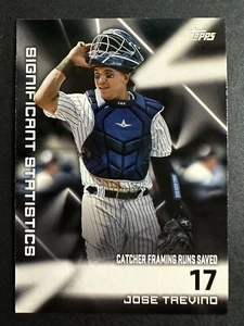 Jose Trevino 2023 Topps Significant Statistics Insert New York Yankees #SS-18 - Picture 1 of 2