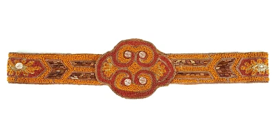 Gorgeous Antique Art Deco Flapper Handmade Beaded Belt-Vintage 1920's AS-IS - Image 1 of 4