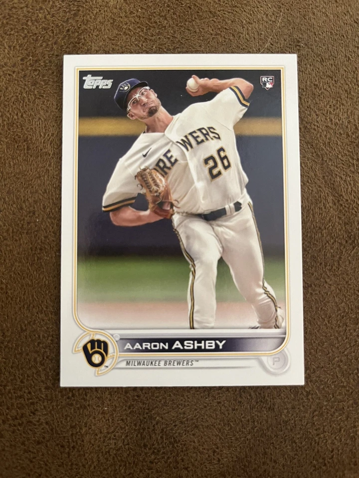 2022 Series 1 Base #78 Aaron Ashby - Milwaukee Brewers - Image 1 of 2