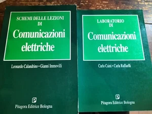 SCHEMI DELLE LEZIONI DI COMUNICAZIONI ELETTRICHE Calandrino, Immovilli PITAGORA - Picture 1 of 1