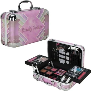 Carry All Makeup Kit Ombretto Blush Rossetto Accessori Unghie Regalo Cosmetico - Foto 1 di 18
