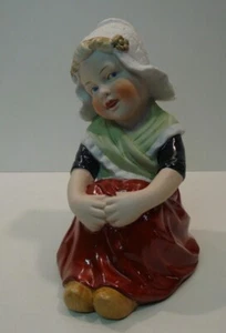 Figur Bauernmädchen Art Deco Stil Jugendstil Porzellan - Bild 1 von 9