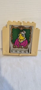 40249px2 LEGO Harry Potter Door Swivel, Bracket w/ Fat Lady pattern LT GRAY - Picture 1 of 2