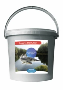 (5,36 EUR/l) AQUARIS Alleinfuttermittel für Stör Fische Störfutter 5,6L / 3mm - Bild 1 von 2