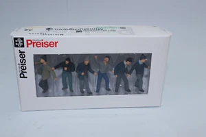 Preiser 68211 Workers 6 Figurines 1:87 H0 New Boxed - Picture 1 of 5