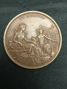 Medaglia al merito Esposizione Generale Italiana in Torino 1884 inc. Thermignon - Foto 1 di 2