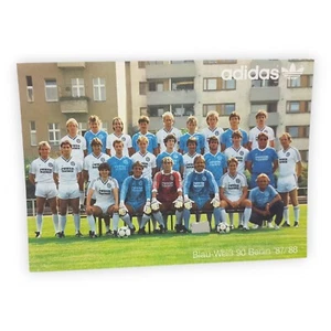 Foto squadra blu bianco 90 Berlino 1987 1988 sport adidas foto gruppo squadra anni 80 - Foto 1 di 4
