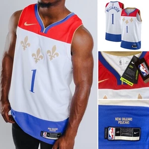 Camiseta deportiva de radiocontrol Nike City Edition Swingman de los New Orleans Pelicans Zion Williamson 40 S - Imagen 1 de 6