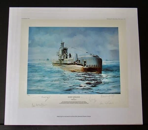 Robert Taylor - SECRET OPERATION - Collectible WW II Submarine Print - MINT - Bild 1 von 8