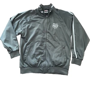 World Series Of Poker 2012 Zip up Jacket Gray Embroidered Logo Size X-Large - Picture 1 of 7