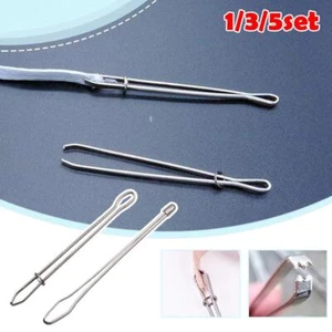Elastic Cord Rope Threader Clips Tweezer Elastics Sewing Tools Accessories US - Picture 1 of 19
