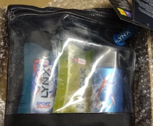 LYNX Rise & Sport blast Shower Gel & Deo Set WAKE UP - Brand New. Retro Vintage - Picture 1 of 4