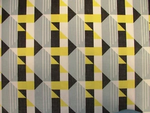 London Underground Piccadilly Charcoal Lime Fabric Curtain Upholstery Cushion - Picture 1 of 19