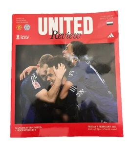 MANCHESTER UNITED V LEICESTER CITY - FA CUP RD 4 - 7/2/2025 - Picture 1 of 2