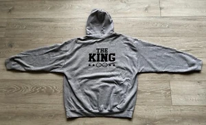 Kapuzenpollover Hoody Grau XL “The King ∞“ Herren - Bild 1 von 4