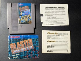 Blaster Master - Nintendo NES - With Booklet - Tested & Working