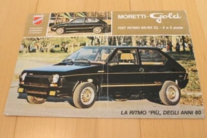 Brochure brochure Fiat Ritmo 60/65 CL Moretti gold Italian "01-25" - Picture 1 of 2
