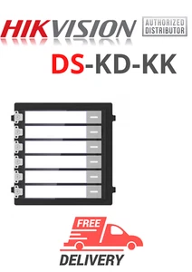 Hikvision DS-KD-KK (6-Tasten, für IP Video Gegensprechanlage) - Bild 1 von 1