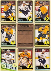 2012-13 OPC O-Pee-Chee Nashville Predators komplettes Team Set mit Stickern (20) - Bild 1 von 1