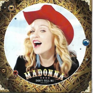 CARDSLEEVE MADONNA DON'T TELL ME 2T CARDBOARD CD  - Picture 1 of 1