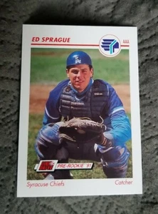 1991 Line Drive AAA #518 Ed Sprague - Syracuse Chiefs - Picture 1 of 2