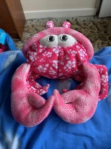 TY Beanie Stofftier Rosa Krabbe Glitzer. - Bild 1 von 5