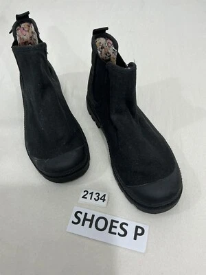 Womans Billa Bong Sidney Chelsea Veagan Black Fabric Pull On Ankle Boots 6 - Image 1 of 4