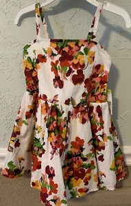 CRB Girl Size 4 Floral Dress  - Picture 1 of 6