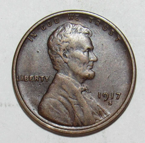 1917 S Lincoln Cent XF (T5) Cover